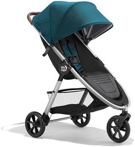 Baby Jogger City Mini GT3 All Terrain Stroller with Forever Air Rubber Tires and All Wheel Suspension with Magnetic Buckle and No-Rethread Harness, Height-Adjustable Handlebar, and Foot Brake