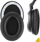 Geekria QuickFit Replacement Ear Pads for Audio-Technica ATH-ANC7, ANC9 Headphones Ear Cushions, Headset Earpads, Ear Cups Cover Repair Parts (Black)