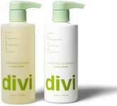 divi Volumizing Shampoo and Conditioner Set for Women and Men - Lightweight Hair Care Duo for Fine and Thinning Hair - Adds Volume, Lift, and Bounce - Strengthens and Nourishes Hair, 2 x 12 Fl Oz