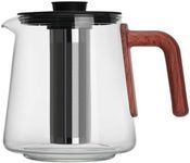 Coffee Pot Replacement for Ninja CFP301 CM401 CFP201 Coffee Maker 12 CUP Glass Carafe with Imitation Wood Handle