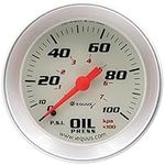 Equus 8244 Oil Pressure Gauge - Black