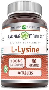 Amazing Formulas L-Lysine 1000mg 90 Tablets Supplement