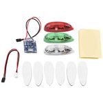 3Pcs RC Fix Wing Light, RC Wireless LED Light for RC Fix Wing Aircraft Airplane Helicopter