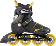 K2 F.I.T. 90 Boa Gray Mens Inline Skates - Gray/Mustard / 10.5