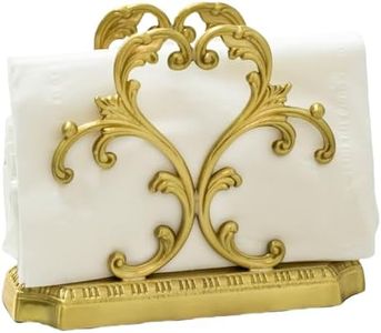 1 Luxurious Brass Napkin Holder for Table,Gold Napkin Holder,Kitchen Napkin Holders for Paper Napkins, Business Card Holder,Modern Dining Table Decor, Home Decor