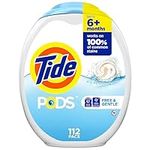 Tide PODS Free and Gentle Laundry Detergent Soap Pacs, 112 ct, HE Compatible and Coldwater Clean