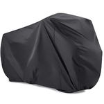 Viaky 2 Bicycle Cover Two Cycle Mountain Bike/Road Bike Rain Cover ! Waterproof and Anti Dust Rain UV Protection (Black)