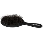 MilanoBrush Gorgeous Boar Bristle Hair Brush - For Blow-Drying, Straightening, Styling All Hair Types - Gentle For Scalp And Hair - Best Brush for Women, Girls, Men - Natural Bristles