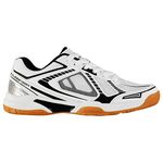 Slazenger Mens Indoor Trainers White/Black UK 8.5 (42.5)