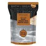 19 lbs Raw Dead Sea Salt Not Cleaned - Still Contains All Dead sea Minerals Including Dead sea Mud - Fine Medium Grain Bath Salt Large resealable Bulk Pack