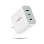 USB C Charger, Amoner 35W iPhone Charger, 3-Port Type C Wall Charger with PD 3.0 Power Delivery Adapter for iPhone 14/13/12/12 Pro/12 Pro Max/12 Mini/11,Galaxy,Pixel 4/3 and More