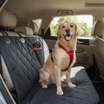 Dog Car Seat Cover, Dog Seat Cover for Back Seat, Pet Seats Covers for Back Seats | 100% Waterproof, Dogs Scratch Proof Nonslip Durable Soft Hammock, Heavy Duty for Cars Trucks and SUVs