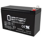 ML9-12NB - 12 Volt 9 AH Rechargeable SLA Battery - Mighty Max Battery Brand Product