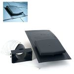 10K Slate Roof Tile Vent Ventilator & Adapter Kit for Extractor fans, Soil Pipes