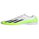 adidas Unisex Adult X Crazylight.3 Football Boots Indoor Sneaker, FTWR WHITE/CORE BLACK/LUCID LEMON, 12 Women/12 Men US