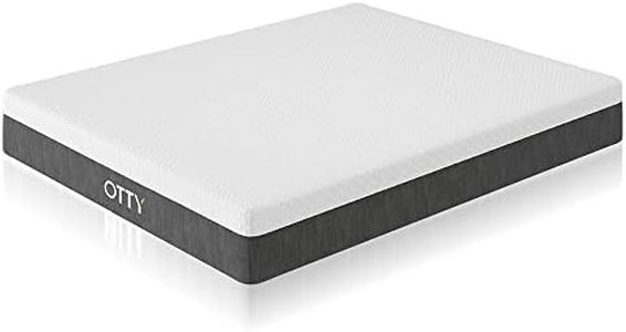 OTTY Aura Double Luxury Hybrid Mattress - Up to 1000 16cm Pocket Springs, Premium Memory Foam, Removable Washable Cover - 23cm Thickness With Medium-Firm Support - Bed In A Box - 100 Night Trial