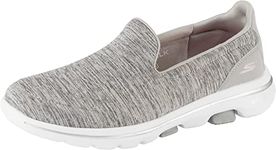 Skechers womens GO WALK 5-HONOR Slip On, GRAY, 8 US