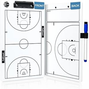 Basketball Coaching Board, 2026 Version Double-Sided Basketball Clipboard for Coaches, Dry Erase Whiteboard for Coaches, Solid Coaching Marker Boards, Portable and Efficient