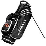 Team Golf NFL Birdie Stand Golf Bag, Lightweight, 14-Way Club Divider, Spring Action Stand, Insulated Cooler Pocket, Velcro Glove and Umbrella Holder & Padded Handles