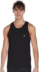 Emporio Armani Canotta intima da uomo, modello Iconic Logo Band, nera, XL
