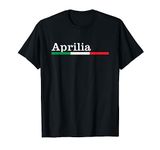 Aprilia Città Italiana Bandiera Italia Maglietta T-Shirt