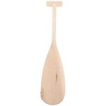 BESPORTBLE Wooden Paddle Unfinished Oar for Kids Craft 19.5 Inch Unfinished Wood Paddle with Oar Shape for Canoes Oar