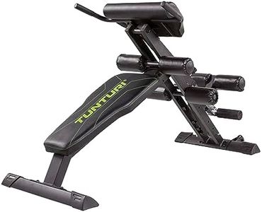 Tunturi CT80 Rückentrainer & Bauchtrainer/Bank/Core Trainer/Hyperextension - Klappbar, für zuhause