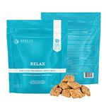 Relax Pet Supplement, for Dogs/Canines - Chews (Small Breed) 100g | Calming Hemp Supplement | Stress and Anxiety | Over-Excitement | Travel Sickness | Depression | Separation Anxiety