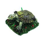 JAINSONS PET PRODUCTS® Turtle Ornament with Air Diffuser for Aquarium Fish Tank Decoration Natural Looking Ornament Create Real Landscape