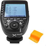 Godox Xpro-N TTL Wireless Flash Trigger Transmitter for Nikon Camera with LCD Panel 2.4G 1/8000s HSS TTL-Convert-Manual Function Large Screen Slanted Design Smart TCM Button