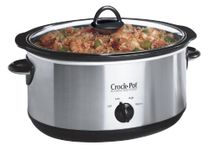 Crock-Pot Chrome Slow Cooker, 6.5 Litre, Brushed Chrome