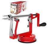 ARSUK Apple Peeler - 3 in 1 Fruit Corer Cutter and Peeling Machine for Kitchen - Stainless Steel Apples Peelers & Cutters Tool - Easy to Peel and Spiralizer