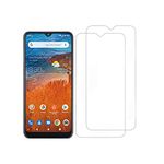 [2-Pack] Tznzxm Screen Protector for Consumer Cellular ZMax 10 Tempered Glass,Tempered Glass for ZTE Z6250 Screen Protector,Case Friendly 9H Hardness HD Anti-Scratch, Bubble Free Film for ZTE ZMax 10