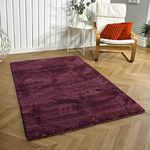 Flooring India Carpet Soft Anti Slip Skid Newman Mats for Living Room Door 4x6 Feet (Wine) Pc 1