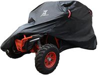 X AUTOHAUX UTV Cover Waterproof Rain Cover Oxford Cloth Full Covers Accessories for Polaris RZR XP 1000 900 S Trail Turbo for Ranger 570 700 800 900 1000 4x4 6x6 4 Wheeler 2-3 Seater Black