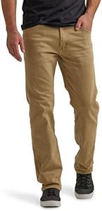 Wrangler Authentics Men's Big & Tall Regular Fit Jean, Khaki Flex, 36W x 38L