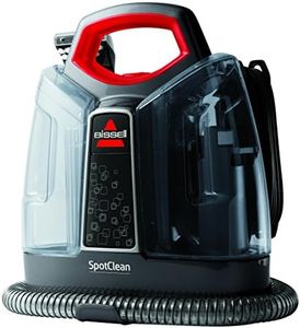 BISSELL SpotClean | Portable Carpet Cleaner | Lifts Spots and Spills with Heatwave Technology | Clean Carpets, Upholstery & Car | 36981 | Black/Red