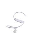 KEYBLU Clear Acoustic Tube for Two Way Radio Earpiece, Headset (with Connector 10 Pack)