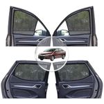 NEODRIFT 'NeoShade' Magnetic Car Sunshades for Honda City (UV Protection, Strong Magnetic Grip, Zipper Design, Temperature & Privacy Control) (Model: 2014-2019) (Set of 4)