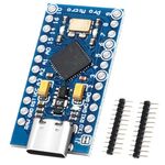 Pro Micro with 32u4 Chip Development Board Binghe Pro Micro 5V/16MHz Microcontroller Development Board with Built-in USB Updater Type-C Interface Compatible with Arduino IDE