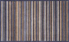 Turtle Mat Runner Chestnut Stripe - Highly absorbent Indoor barrier mat with Multi-Grip backing 75x120cmcm