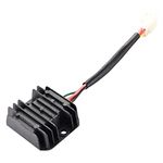 WOOSTAR 5 Wire 12V AC Voltage Regulator Rectifier Replacement for GY6 125cc 150cc ATV 4 Wheeler Quad Dirt Pit Bike Go Kart Moped Scooter