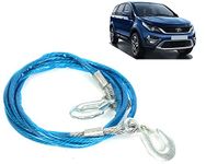 Selifaur - 12mm Heavy Duty 3Mtr 8000kgs Car Auto Full Steel Towing Tow Cable Rope for Hexa