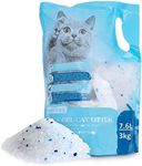 Nobleza - Silica Cat Litter Crystals Kitten Litter 7.6L 3kg Ultra Absorbent, Effective Odour Control, Dust-Free, Biodegradable Hygiene