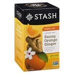 Stash Tea Sunny Orange Ginger, 18 Count