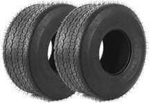 AR-PRO (2-Pack) 18x8.50-8 Tires - 4ply Durable tubeless Tires for Golf Carts, Traction, Turf Saver Tread, & Fit as Replacement Outdoor Power Equipment Mower Tires, Black