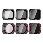 NEEWER Camera Lens Filters Compatible with DJI Mavic Air 2 Lens Filter Set, Multi-Coated Filters Pack Accessories (6 Packs) ND4, ND8, ND16, ND4/PL, ND8/PL, ND16/PL