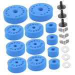 Toyvian 1 Set Drum Pads Eva Cotton Pads Cymbal Eva Pad Cymbal Replacement Accessories Non-slip Mat Drum Kit