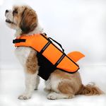 Jungle Theory SwimSecure Dog Life Jacket – Adjustable Safety Vest for Swimming & Boating | Reflective, Buoyant & Comfortable Dog Floatation Aid for Small to Large Breeds (Medium)