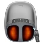 ibreo Foot Massager with 3 Level Heat, 3 Rolling Speeds & Air Pressure Intensities, Father’s Day Gift for Dad, Deep Kneading Shiatsu, Remote Control & Timer, Quiet Massage for Long Stand & Fitness